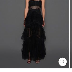 Black Tulle Corset dress